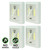 LitezAll 21852 Mini Wireless Self-Adhesive COB LED Light Switch 120 Lumens (4 Pack)