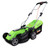 GardenTek 38cm Corded Electric 1600w/230v Roller Mulching Lawn Mower | GT38E