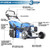 Hyundai 19"/48cm 139cc Self-Propelled Petrol Roller Lawnmower | HYM480SPR