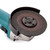 Makita 9557NBRX1 4.5 inch/115mm Angle Grinder with Grinder Disc & Diamond Blade (240V)