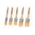 For The Trade 3100105-900 Fine Tip Flat Paint Brushes (5 Pack)