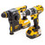 Dewalt DCK207P2T 18V XR SDS Plus Hammer & Combi Drill Twin Pack (2 x 5.0Ah Batteries) in TSTAK Box