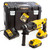 Dewalt DCH133P2 18V SDS Plus Hammer Drill (2 x 5.0Ah Batteries) in TSTAK Box