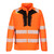 DX4 Hi-Vis Hybrid Baffle Jacket (Orange/Black)