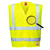 Hi-Vis Anti Static Vest - Flame Resistant (Yellow)