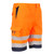 Hi-Vis Lightweight Poly-Cotton Shorts (Orange/Navy)