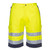 Hi-Vis Lightweight Poly-Cotton Shorts (Yellow/Navy)