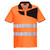 PW2 Hi-Vis Cotton Comfort Polo Shirt S/S  (Orange/Black)