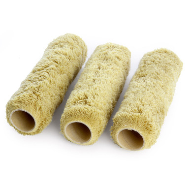Herramientas De Coral Coral 41701 Endurance Pintura Rodillo Covers Con Un Acrílico De Pelo Largo Manga Tela Para Mampostería Pack De 3 Piezas – Verde (3 Piezas
