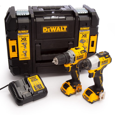 Dewalt DCK2110L2T 12V XR Drill Driver & Impact Driver Twin Pack (2 x 3 ...