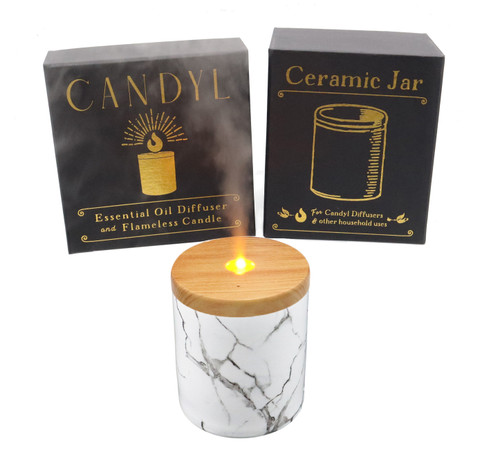 CANDYL Diffuser- White Marble, Light Wood