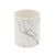 Candyl Diffuser- White Marble Jar, Dark Wood Top