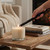 Electric Candle Lighter in Action. Spark lighter by Candyl in use lighting a candle