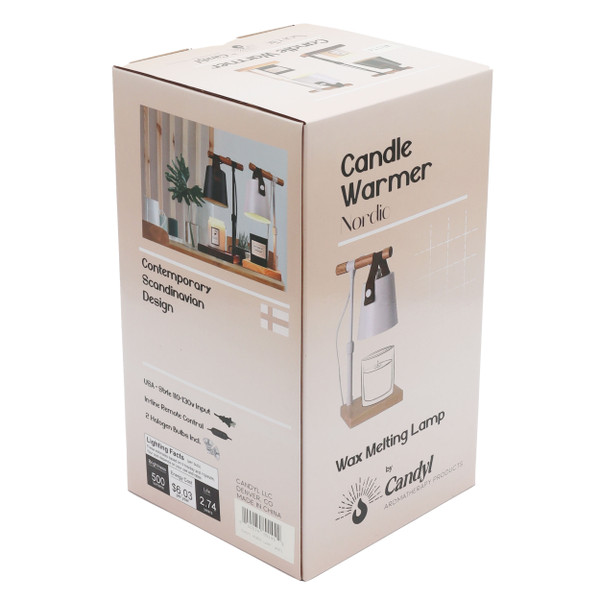 Candle Warmer Lamp - Nordic White - Thumbnail 4