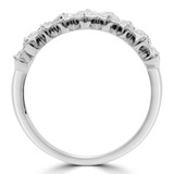 Marquise Lab Created Diamond  Half Bezel Set Cocktail Ring in White Gold (MD250252) Marquise Lab Created Diamond  Half Bezel Set Cocktail Ring in White Gold (MD250252)