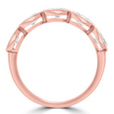 Oval Lab Created Diamond  Bezel Set Cocktail Ring in Rose Gold (MD250255) Oval Lab Created Diamond  Bezel Set Cocktail Ring in Rose Gold (MD250255)
