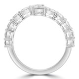 Round Lab Created Diamond  Open Bypass Cocktail Ring in White Gold (MD250256) Round Lab Created Diamond  Open Bypass Cocktail Ring in White Gold (MD250256)