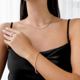 Round Diamond Tennis Bracelet in Rose Gold (MD230220)