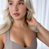 Round Diamond Buda Fancy Pendant Necklace in White Gold (MD190303) Round Diamond Buda Fancy Pendant Necklace in White Gold (MD190303)