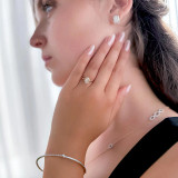 Oval Lab Created Diamond  Oval Halo Engagement Ring in White Gold (MD250025) Oval Lab Created Diamond  Oval Halo Engagement Ring in White Gold (MD250025)