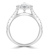 Marquise Diamond Marquise Halo Engagement Ring in White Gold (MD240203) Marquise Diamond Marquise Halo Engagement Ring in White Gold (MD240203)