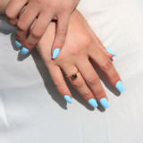 Cushion Champagne Diamond 4-Prong Solitaire Engagement Ring in Rose Gold (MD200033) Cushion Champagne Diamond 4-Prong Solitaire Engagement Ring in Rose Gold (MD200033)