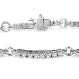 Round Diamond Bar Chain Bracelet in White Gold (MD180227) Round Diamond Bar Chain Bracelet in White Gold (MD180227)