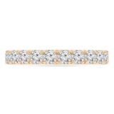 Round Lab Created Diamond 3/4 Way Semi-Eternity Anniversary Wedding Band Ring in Yellow Gold (MD250056) Round Lab Created Diamond 3/4 Way Semi-Eternity Anniversary Wedding Band Ring in Yellow Gold (MD250056)