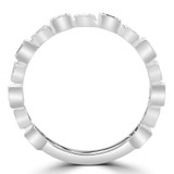 Princess Blue Tanzanite & Round Diamond Vintage Milgrain Semi-Eternity Anniversary Wedding Band Ring in White Gold (MD190318) Princess Blue Tanzanite & Round Diamond Vintage Milgrain Semi-Eternity Anniversary Wedding Band Ring in White Gold (MD190318)