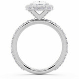 Oval Diamond Engagement Ring in White Gold (MVSLG1597-W) Oval Diamond Engagement Ring in White Gold (MVSLG1597-W)
