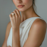 Oval Diamond 4-Prong Open Bridge Halo Engagement Ring in Yellow Gold with Hidden Accents (MVSLG1531-Y) Oval Diamond 4-Prong Open Bridge Halo Engagement Ring in Yellow Gold with Hidden Accents (MVSLG1531-Y)