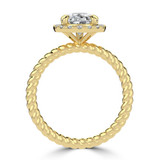 Pear Diamond 6-Prong Twisted Rope Halo Engagement Ring in Yellow Gold (MVSLG1520-Y) Pear Diamond 6-Prong Twisted Rope Halo Engagement Ring in Yellow Gold (MVSLG1520-Y)