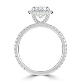 Cushion Diamond 4-Prong Diamond Accented Basket Halo Engagement Ring in White Gold (MVSLG1516-W) Cushion Diamond 4-Prong Diamond Accented Basket Halo Engagement Ring in White Gold (MVSLG1516-W)