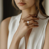 Cushion Diamond 4-Prong Diamond Accented Basket Halo Engagement Ring in White Gold (MVSLG1516-W) Cushion Diamond 4-Prong Diamond Accented Basket Halo Engagement Ring in White Gold (MVSLG1516-W)