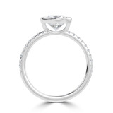 Oval Diamond Bezel Set Open Bridge Solitaire with Accents Engagement Ring in White Gold (MVSLG1502-W) Oval Diamond Bezel Set Open Bridge Solitaire with Accents Engagement Ring in White Gold (MVSLG1502-W)