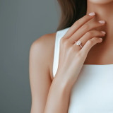 Oval Diamond Cathedral Trellis Solitaire with Accents Engagement Ring in Rose Gold (MVSLG1479-R) Oval Diamond Cathedral Trellis Solitaire with Accents Engagement Ring in Rose Gold (MVSLG1479-R)