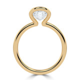 Cushion Diamond Tension Set Solitaire Engagement Ring in Yellow Gold (MVSLG1403-Y)