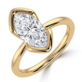 Marquise Diamond Tension Set Solitaire Engagement Ring in Yellow Gold (MVSLG1398-Y)