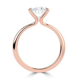 Oval Diamond Tapered Solitaire Engagement Ring in Rose Gold (MVSLG1396-R) Oval Diamond Tapered Solitaire Engagement Ring in Rose Gold (MVSLG1396-R)