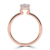 Marquise Diamond Hidden Halo Open Bridge Solitaire with Accents Engagement Ring in Rose Gold (MVSLG1393-R) Marquise Diamond Hidden Halo Open Bridge Solitaire with Accents Engagement Ring in Rose Gold (MVSLG1393-R)