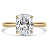 Cushion Diamond Hidden Halo Open Bridge Solitaire with Accents Engagement Ring in Yellow Gold (MVSLG1392-Y) Cushion Diamond Hidden Halo Open Bridge Solitaire with Accents Engagement Ring in Yellow Gold (MVSLG1392-Y)