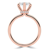 Marquise Diamond Hidden Halo Solitaire with Accents Engagement Ring in Rose Gold (MVSLG1382-R) Marquise Diamond Hidden Halo Solitaire with Accents Engagement Ring in Rose Gold (MVSLG1382-R)