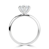 Pear Diamond Solitaire Engagement Ring in White Gold (MVSLG1379-W)