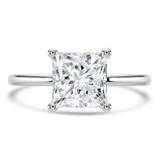 Princess Diamond Solitaire Engagement Ring in White Gold (MVSLG1377-W) Princess Diamond Solitaire Engagement Ring in White Gold (MVSLG1377-W)