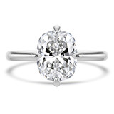 Cushion Diamond Compass Prong Solitaire Engagement Ring in White Gold (MVSLG1357-W) Cushion Diamond Compass Prong Solitaire Engagement Ring in White Gold (MVSLG1357-W)