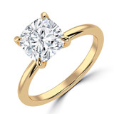 Cushion Diamond Solitaire Engagement Ring in Yellow Gold (MVSLG1330-Y) Cushion Diamond Solitaire Engagement Ring in Yellow Gold (MVSLG1330-Y)
