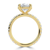 Pear Lab Created Diamond Solitaire with Accents Engagement Ring in Yellow Gold (MVSLG1719-Y)