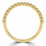 Round Diamond Semi-Eternity Wedding Band Ring in Yellow Gold (MVSXB0076-Y)