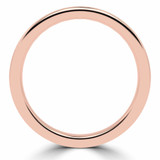 Round Lab Created Diamond Channel Set Semi-Eternity Wedding Band Ring in Rose Gold (MVSXB1081-R)