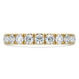 Round Diamond 3/4 Way Semi-Eternity Wedding Band Ring in Yellow Gold (MVSXB1094-Y)